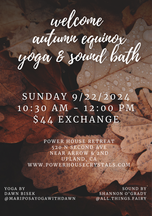 Autumn Equinox Yoga & Sound Bath